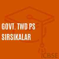 Govt. Twd Ps Sirsikalar Primary School Logo