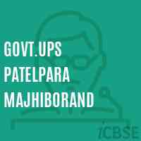 Govt.Ups Patelpara Majhiborand Middle School Logo