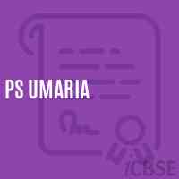 Ps Umaria Primary School Logo