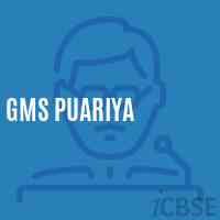 Gms Puariya Middle School Logo