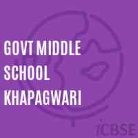 Govt Middle School Khapagwari Logo