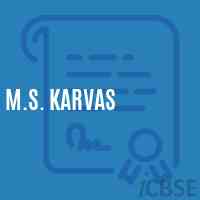 M.S. Karvas Middle School Logo