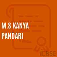 M.S.Kanya Pandari Middle School Logo
