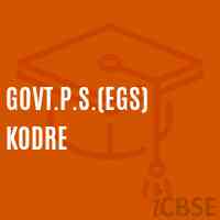 Govt.P.S.(Egs) Kodre Primary School Logo
