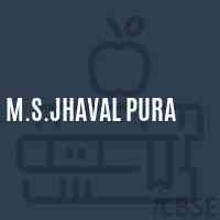 M.S.Jhaval Pura Middle School Logo