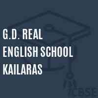 G.D. Real English School Kailaras Logo