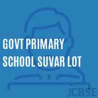 Govt Primary School Suvar Lot Logo