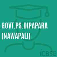 Govt.Ps.Dipapara(Nawapali) Primary School Logo