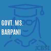 Govt. Ms. Barpani Middle School Logo