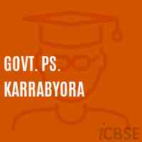 Govt. Ps. Karrabyora Primary School Logo