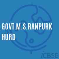 Govt.M.S.Ranpurkhurd Middle School Logo