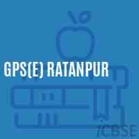 Gps(E) Ratanpur Primary School Logo