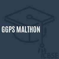 Ggps Malthon Primary School Logo