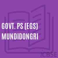 Govt. Ps (Egs) Mundidongri Primary School Logo