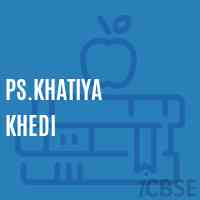 Ps.Khatiya Khedi Primary School Logo
