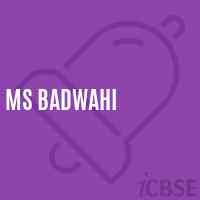 Ms Badwahi Middle School Logo