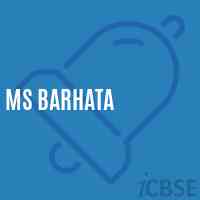 Ms Barhata Middle School Logo