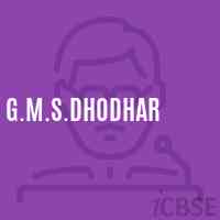 G.M.S.Dhodhar Middle School Logo