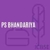 Ps Bhandariya Primary School Logo