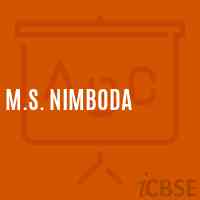 M.S. Nimboda Middle School Logo