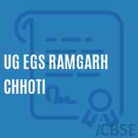 Ug Egs Ramgarh Chhoti Primary School Logo