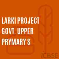 Larki Project Govt. Upper Prymary S Middle School Logo