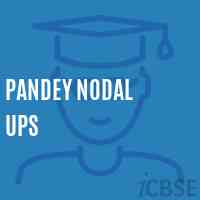 Pandey Nodal Ups Middle School Logo
