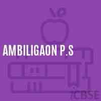 Ambiligaon P.S Primary School Logo
