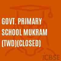 Govt. Primary School Mukram (Twd)(Closed) Logo