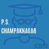 P.S. Champaknagar Primary School Logo