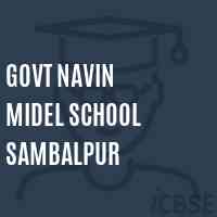 Govt Navin Midel School Sambalpur Logo