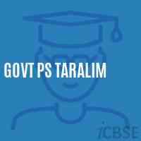 Govt Ps Taralim Primary School Logo