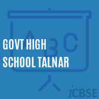 Govt High School Talnar Logo