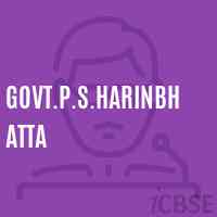 Govt.P.S.Harinbhatta Primary School Logo