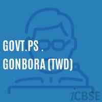 Govt.Ps . Gonbora (Twd) Primary School Logo