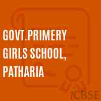 Govt.Primery Girls School, Patharia Logo