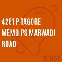 4281 P.Tagore Memo.Ps Marwadi Road Primary School Logo