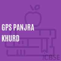 Gps Panjra Khurd Primary School Logo
