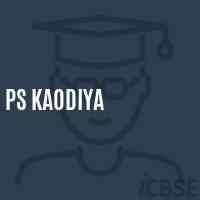 Ps Kaodiya Primary School Logo