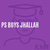 Ps Boys Jhallar Primary School Logo
