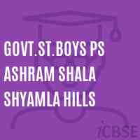 Govt.St.Boys Ps Ashram Shala Shyamla Hills Primary School Logo
