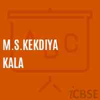 M.S.Kekdiya Kala Middle School Logo