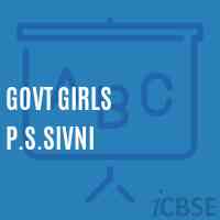 Govt Girls P.S.Sivni Primary School Logo