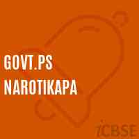 Govt.Ps Narotikapa Primary School Logo