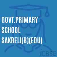 Govt.Primary School Sakreli(B)(Edu) Logo