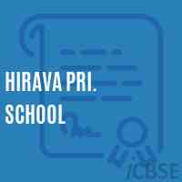 Hirava Pri. School Logo