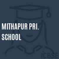 Mithapur Pri. School Logo
