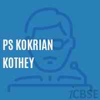 Ps Kokrian Kothey School Logo