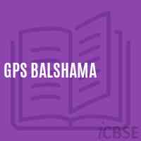 Gps Balshama Middle School Logo