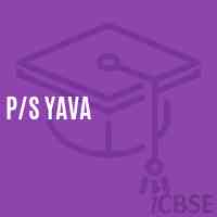 P/s Yava Primary School Logo
